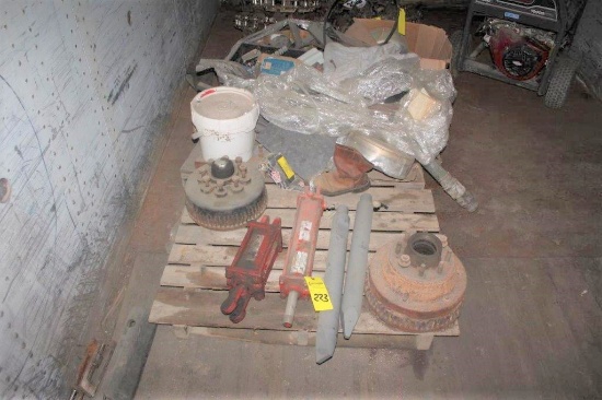(2) Pallets of Misc Items, Includes Hyd Cyl Etc.