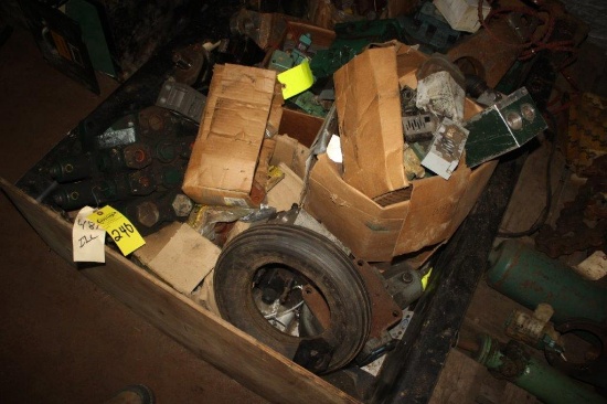 Pallet w/Hyd Components & Other Misc Items