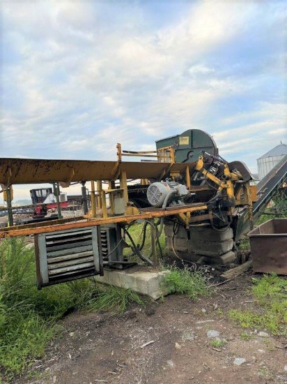 Cord King Modular Firewood Processor w/Log Deck, 20ft Infeed, 60in Inserted Tooth Circular Saw Blade