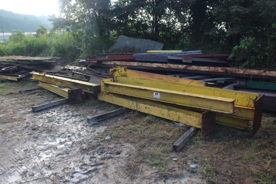 Lot Consisting of Tube Steel, H & I Beams, Other Misc Steel Structure Components (Some 30ft Or Longe