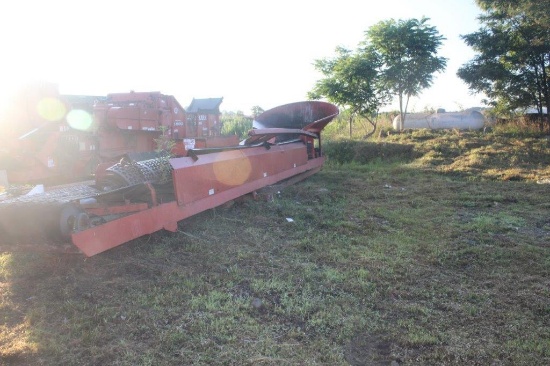 Morbark 36in x 40ft Concave Belt Conveyor w/Hyd Drive w/Elevating Support Frame