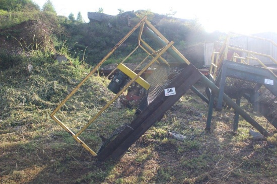 Steel Platform w/15 Hp Gear Reducer Drive