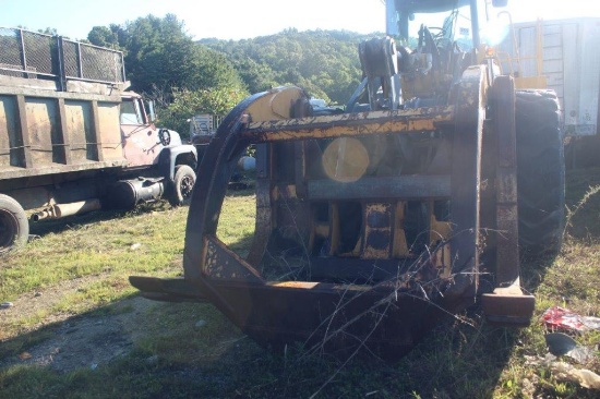 Wicker Pin on Log Grapple Attachment (is Attached to JD824K Loader)