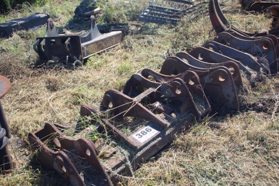 (2) Wheel Loader Attachment Couplers