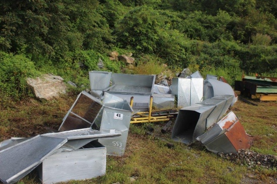 Galvanized Steel Duct Work (Mostly Scrap)