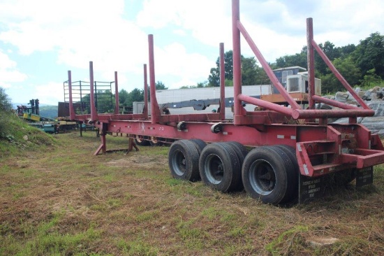 1987 42ft Pitts Log Trailer, Tri Axle VIN: #PE9LT42T3FP121158