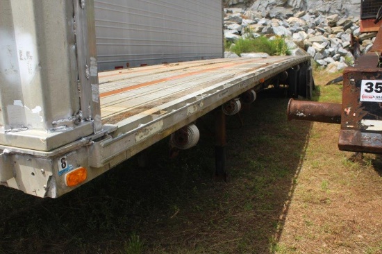 1994 45ft Aluminum/Steel Flatbed Trailer VIN: # 1TT-F4520-6-R1044380