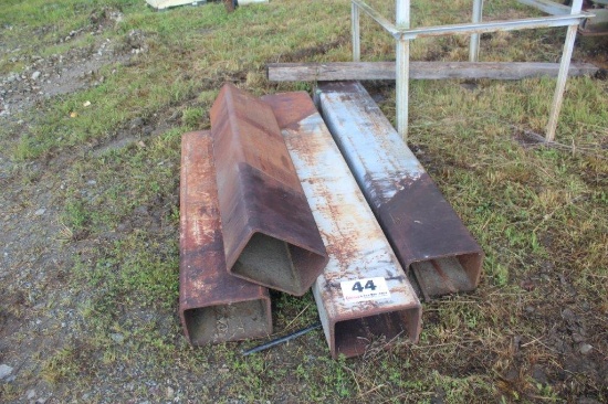 (4)pcs 8in x 12in x 54in Tube Steel