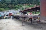 45ft Flatbed Steel Trailer, Not Road Worthy, No Title
