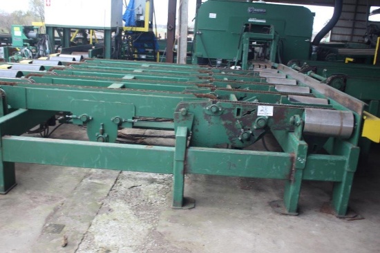 18in x 13ft Infeed Rollcase, 18in x 13ft Return Rollcase, 5 Strand Return Deck w/ Cant Flippers, All