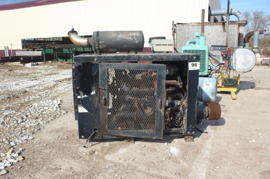 John Deere 6081 Diesel Power Unit w/ Twin Disc Clutch Eng S/N RG6081H295464