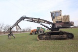 2007 Barko 595ML Self Propelled Tracked Knuckleboom Loader w/ Rotobec Grapple w/ 