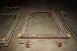 Approx 6ft x 4ft Wide Steel Lumber Cart