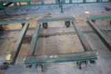 Approx 6ft x 4ft Wide Steel Lumber Cart