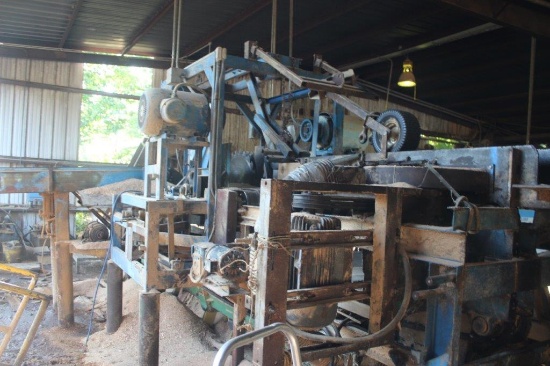 Fastline Sharp Chain Scragg Mill, 8' L Cap., 36" Saws w/40hp Mtrs, w/Shopbu