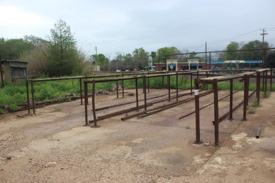 (4) 16"W x 32'L Steel Racks