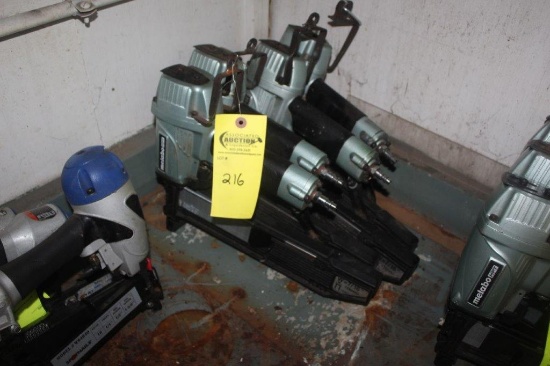 (4) Metabo HPT Staplers