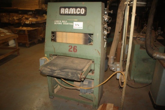 Ramco 24" W Belt Sander, S/N 475, 3ph