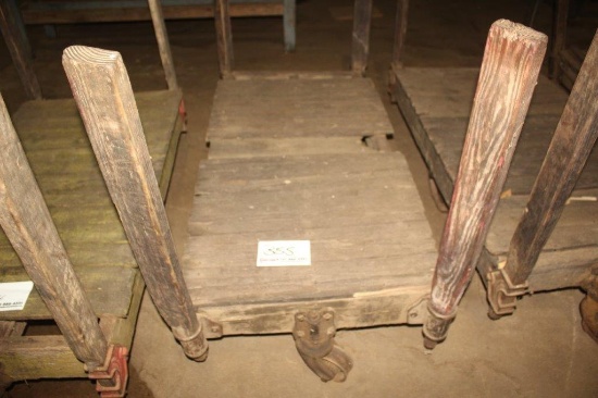 Wooden Factory Cart