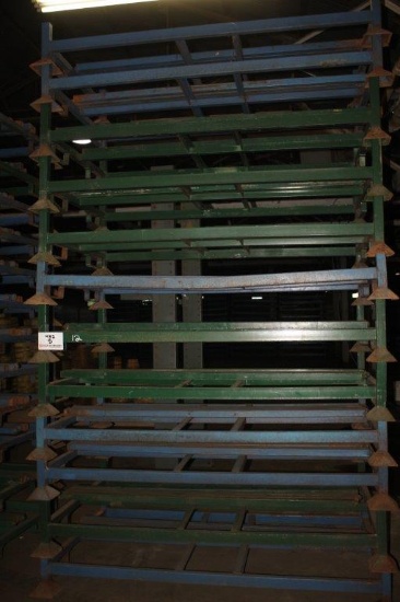 (12) Stackable Steel Bunks 44" x 79" w/Removable 68" Posts