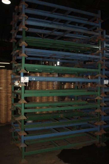 (12) Stackable Steel Bunks 44" x 79" w/Removable 68" Posts