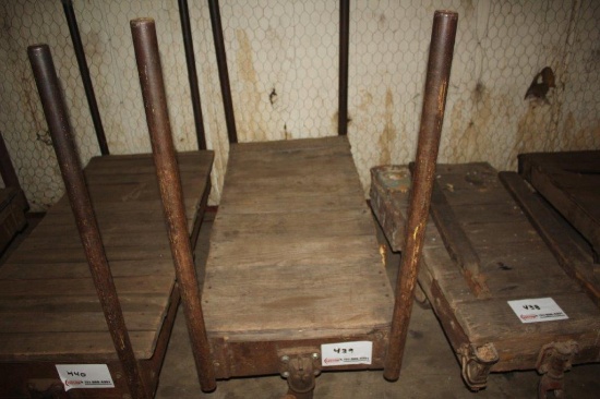 Wooden Factory Cart