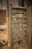 Metal Cabinet w/Contents