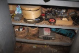 Contents in Wooden Cabinet