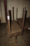 Wooden Factory Cart