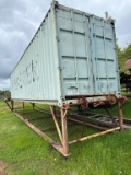 40' Container w/ Live Bottom Double Chain Conveyor