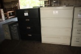 (2) Metal Lateral File Cabinets