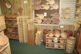 All Baskets/Crates & Display Uniits in Room as Marked
