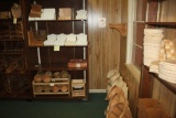 All Baskets/Crates & Display Uniits in Room as Marked