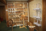 All Baskets/Crates & Display Uniits in 3 Rooms as Marked