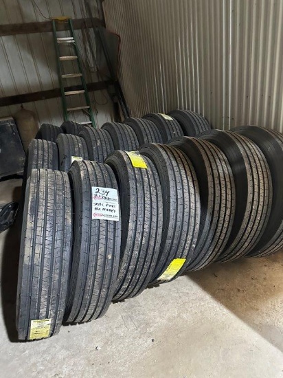 New (8) 11R24.5 Trailer Tires (sells 8x the money)
