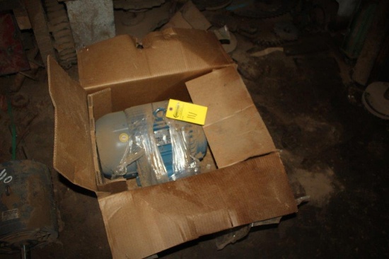 NIB WEG 3hp 3ph Motor 1170 RPM, Dual Voltage