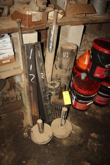 10in Coleman Roll, Tube Steel, 30in x 3.5in Steel Roll, & Other Related Ite