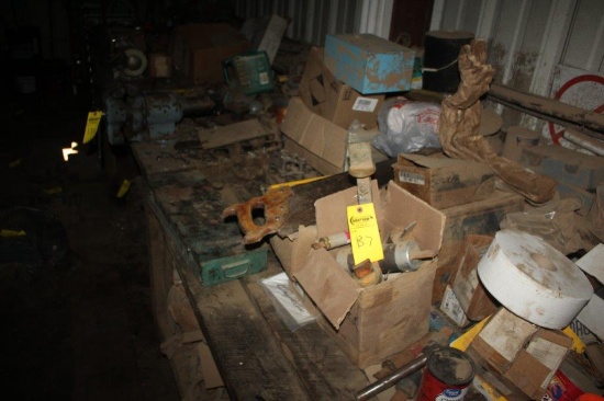 All Remaining Contents on Wooden Bench