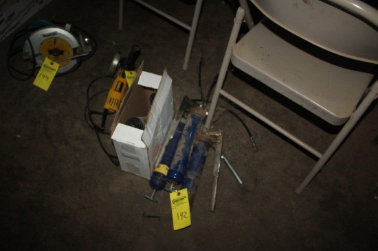 (3) Grease Guns & Grease Tubes
