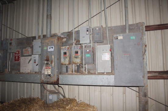 Disconnects (1) 600amp Breaker Disconnect, (1) 400amp, (2) 200amp, (10) 30