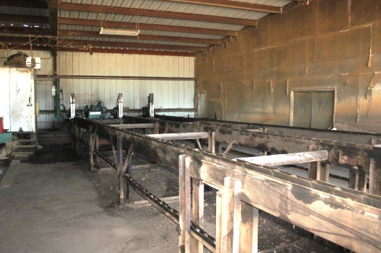 Log Deck 10ftx 45ft x 3 Strand w/ Stop N Loader, Hyd Dr
