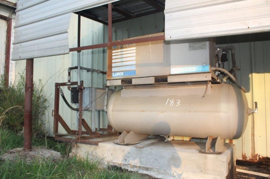 Comp Air LeROI 20hp Tank Mounted Air Compressor, Mdl CL30CUB, S/N 4560X122