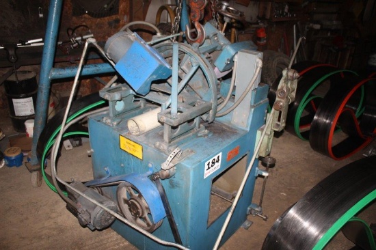 Armstrong #4 Right Hand Sharpener, S/N 1320 w/ Back Feed, Saw Stands, Not I
