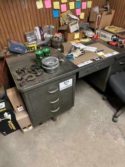Desk & Contents