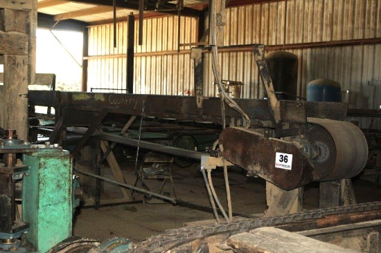 Belt Conveyor 14in x 35ft w/ Electric Dr