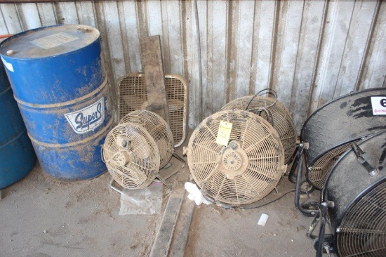 (3) 18in Fans, (2) 14in Fans