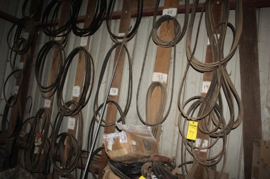 All V-Belts in Room