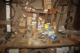 All Remaining Contents On & Below Wood Shelves (Includes New Sprocket Hubs)