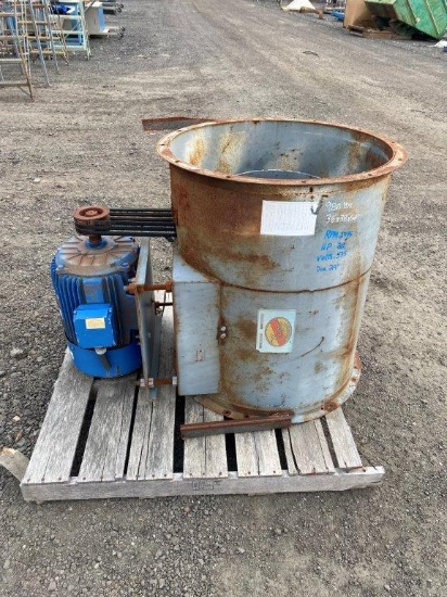 20hp Inline Fan, 29" dia., 575V, Located at: 6 Hwy 23 NE, Suwannee, GA 3003