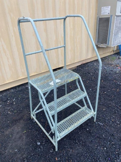 3-Step Rolling Ladder, Located at: 6 Hwy 23 NE, Suwannee, GA 30024